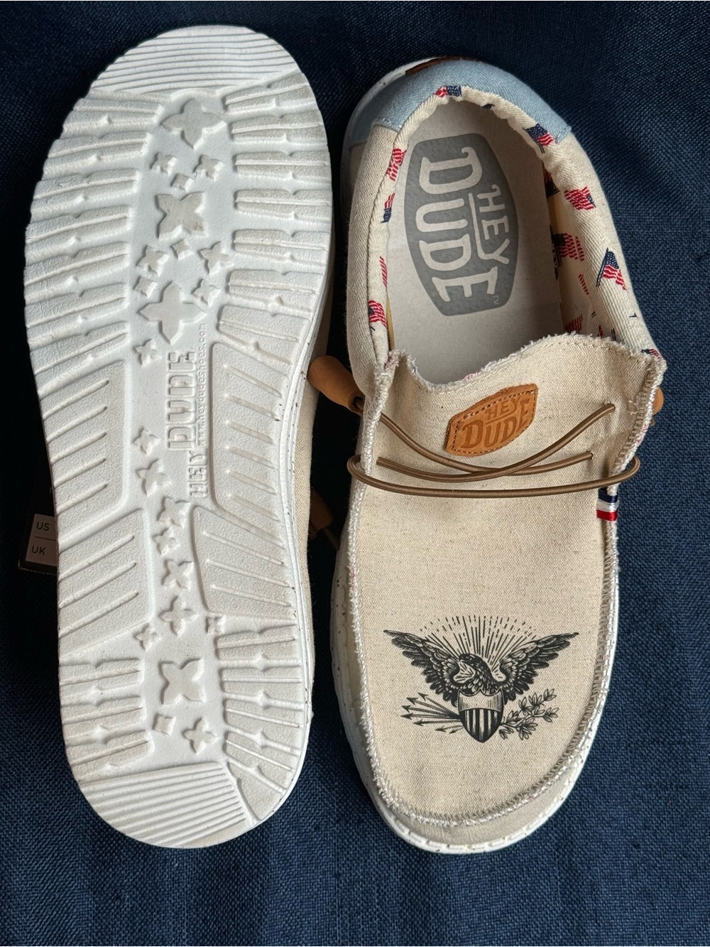 Size 12 - HEYDUDE Wally Americana Eagle Men's 12 NWT 40395-2DJ 2023